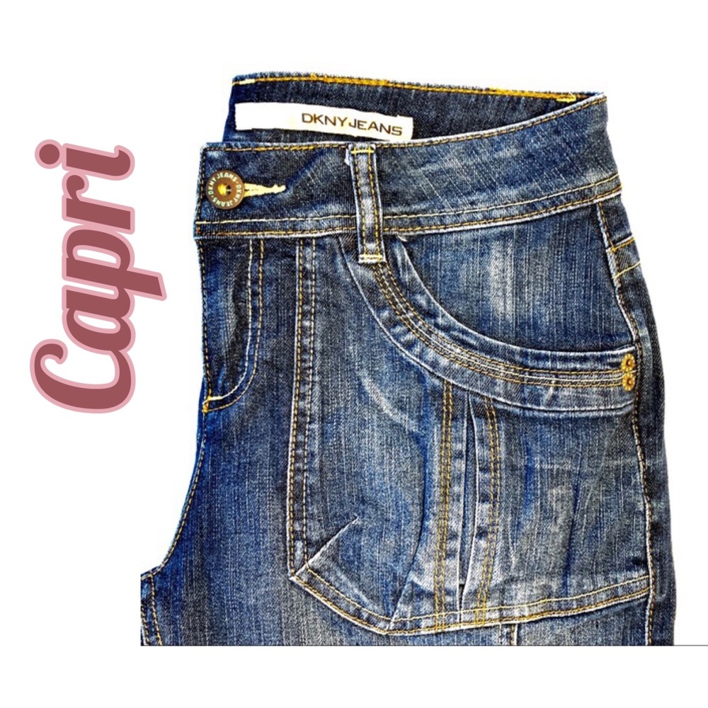 DKNY Jeans Cropped Sz 10 x 25”